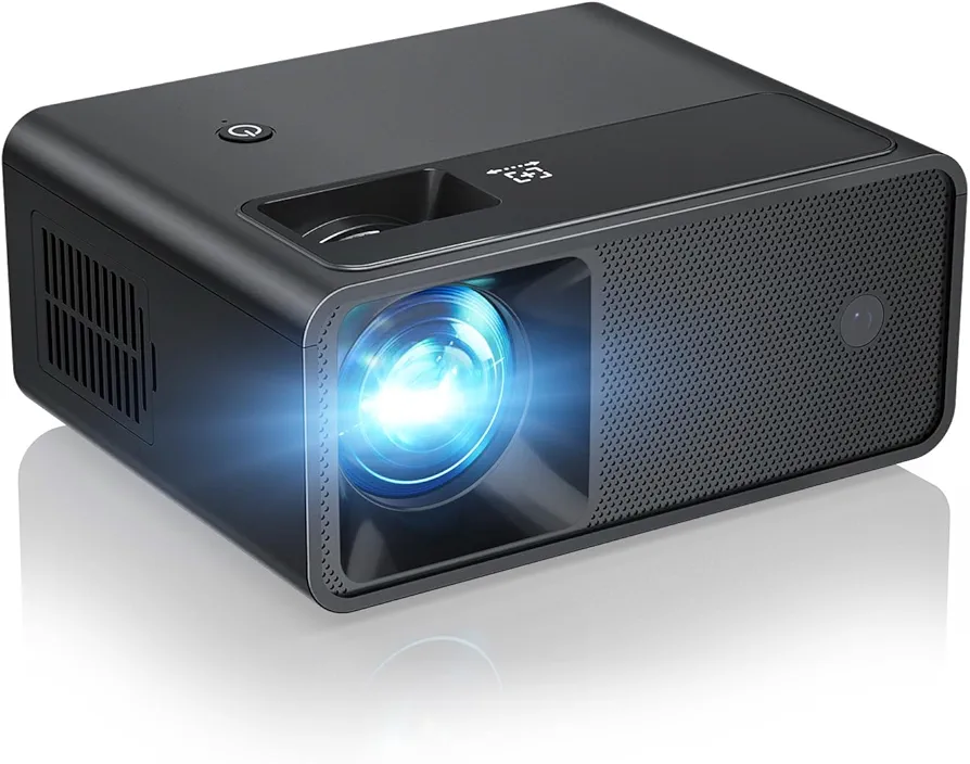 CiBest 2025 Mini Projector – Portable Full HD 1080P Support, Compatible with iPhone, Android, TV Stick, HDMI, USB
